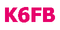 image of Bold K6FB call letters