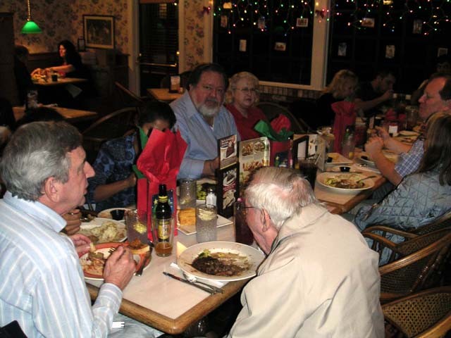 Group photo at the table