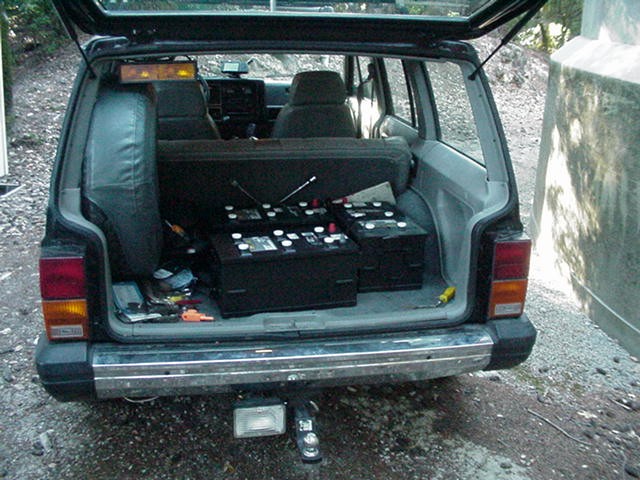 New batteries arrive in Ned's truck